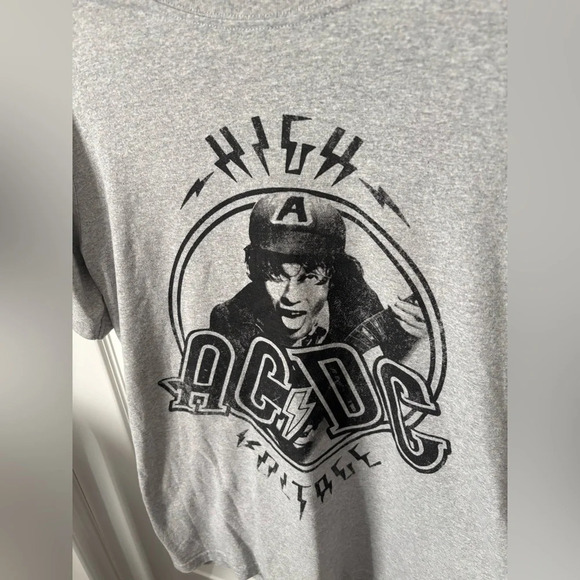 Official Merch | AC/DC High Voltage Grey Graphic T-Shirt | Size M - Picture 3 of 5